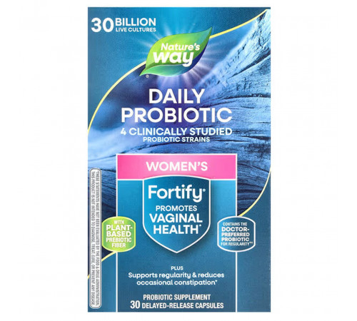 Пробиотики для женщин Nature's Waу Fortify 30 капс