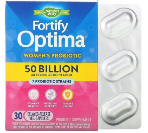 Пробіотики для кишківника Natures Way Primadophilus Optima 50 млрд 30 капсул