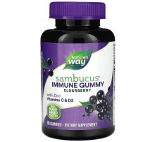 Чорна бузина для імунітету Nature's Way Sambucus Gummies 60 таб