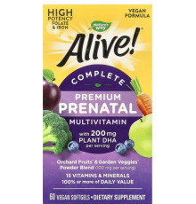 Витамины для беременных и кормящих Nature's Way Prenatal Multi-Vitamin 60 вег гел капс