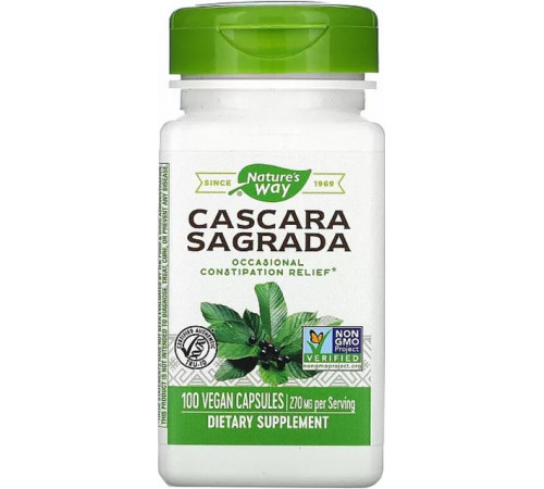 Каскара саграда Naturе's Way Cascara Sagrada 270 мг 100 капс