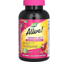 Витамины и минералы для женщин 50+ Nature's Way Women's 50+ Gummy Vitamins 130 жев таб ягодyы
