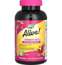 Мультивітаміни для жінок після 50, Women's 50+ Gummy Vitamins, Nature's Way, 130 жувальних цукерок Bio