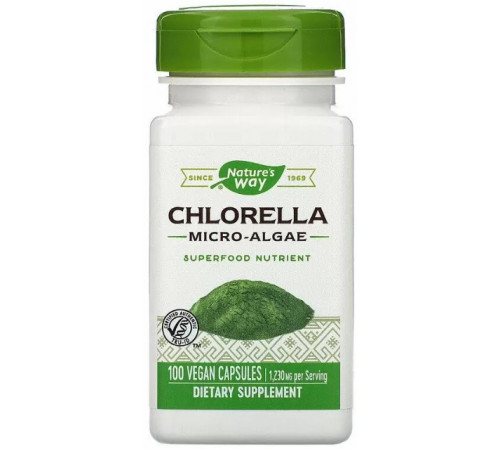 Хлорелла Nature's Way Chlorella 1230 мг 100 капсул