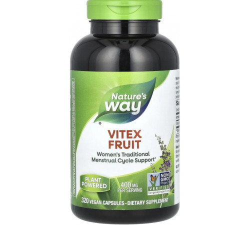 Вітекс Авраамове дерево Nature's Way Vitex Fruit 400 мг 320 капс