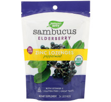 Черная бузина Nature's Way Sambucus 24 лед вкус мяты