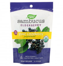 Чорна бузина Nature's Way Sambucus 24 лід смак м'яти