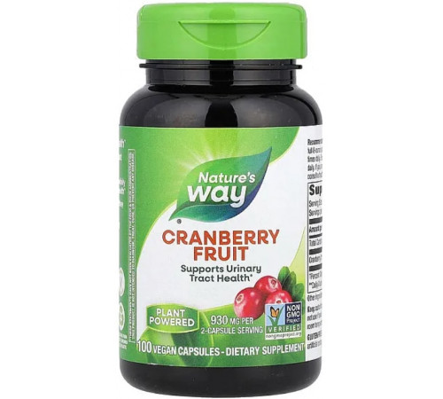Екстракт журавлини Naturе's Way Cranberry 930 мг 100 кап