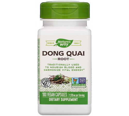 Дягель лікарський Nature's Way Dong Quai 1130 мг 100 капсул