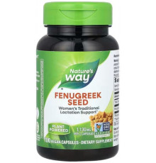 Пажитник Nature's Way Fenugreek 1130 мг 100 веганських капсул