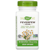 Пиретрум дівочий Nature's Way Feverfews 380 мг 180 капсул