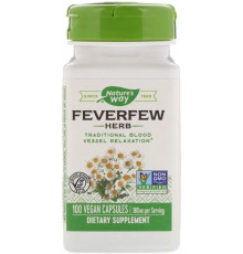 Пиретрум дівочий, Feverfew Herb, Nature's Way, 380 мг, 100 капсул Bio