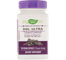 Гліціррізінат солодки Nature's Way  DGL Ultra 75 мг 90 капс