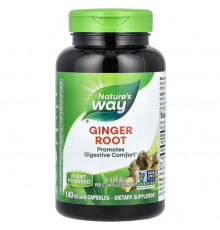 Корінь імбиру Nature's Way Ginger Root 1100 мг 180 вег капсул