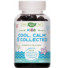 Натуральные успокоительные средства для детей 8+ Nature's Way Calm & Collected 40 жев конф виноград