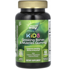Вітаміни для кісток дітям від 2 років Nature's Way Growing Bones & Muscles 60 жев таб