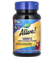 Мультивітаміни для чоловіків Nature's Way Alive! Men's Energy 50 таб