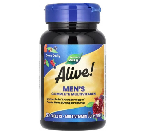 Мультивитамины для мужчин Nature's Way Alive! Men's Energy 50 таб