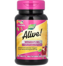 Мультивітаміни для жінок віком від 50 років Nature's Way Alive! Women's 50+ 50 таб