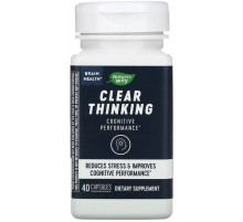 Комплекс для здоров'я мозку Nature's Way Clear Thinking 40 капс
