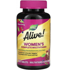 Мультивітаміни для жінок Nature's Way, Alive! Women's Energy 130 таб