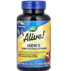 Мультивітаміни для чоловіків Nature's Way Alive! Men's Complete Multivitamin 130 таб