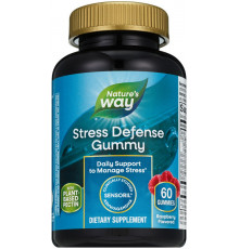 Підтримка при стресі Nature's Way Stress Defense Gummies малина 60 цукерок