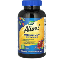 Мультивитамины для мужчин Nature's Way Men's Gummy Multivitamin Alive! фруктовые 150 таб