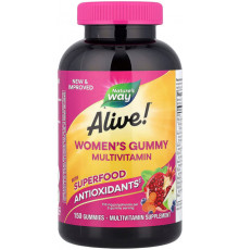 Мультивітаміни для жінок Alive! Nature's Way Women's Gummy ягідний 150 цукерок