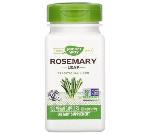 Розмарин Nature's Way Rosemary 700 мг 100 капсул