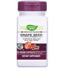 Екстракт виноградних кісточок Nature's Way Grape Seed 100 мг 30 капсул