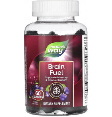 Підтримка пам'яті та концентрації Nature's Way Brain Fuel 60 жев цук виноград