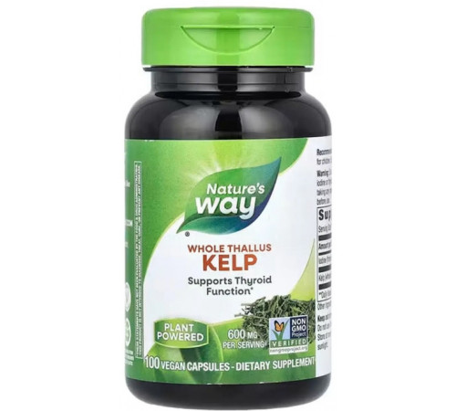 Ламинария келп Nature's Way Kelp 600 мг 100 капс