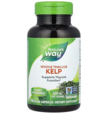 Ламінарія водорості Nature's Way Kelp Whole Thallus 600 мг 180 вег капсул