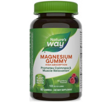 Магній цитрат Nature's Way Magnesium Gummy 100 мг 60 жув конф ягоди