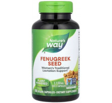 Пажитник Nature's Way Fenugreek Seed 1130 мг 180 веганских капсул
