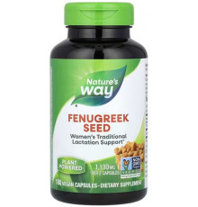 Пажитник Nature's Way Fenugreek Seed 1130 мг 180 веганских капсул