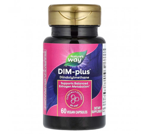 ДІМ плюс (Дііндолілметан) Nature's Way DIM-Plus 60 капс