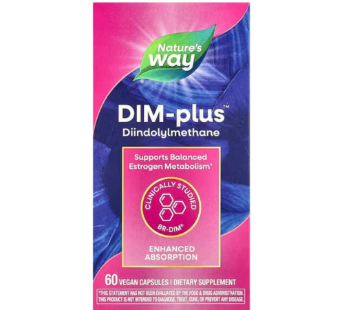 ДІМ плюс (Дііндолілметан) Nature's Way DIM-Plus 60 капс