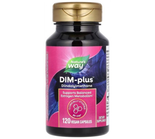 Метаболізм естрогенів Nature's Way DIM-plus Estrogen Metabolism 120 капсул