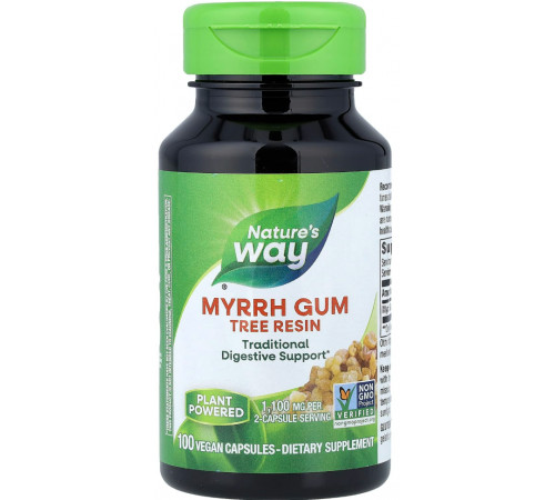 Мирра (мирровая камедь) Natures Way Myrrh Gum 100 кап