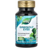 Комплекс для очей Nature's Way Ginkgold Eyes 60 мг 60 вег таблеток