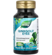 Комплекс для глаз Nature's Way Ginkgold Eyes 60 мг 60 вег таблеток