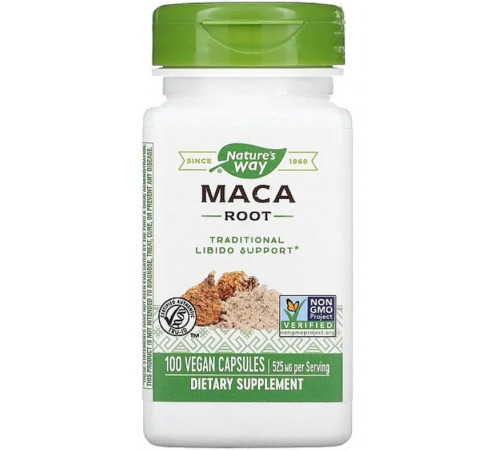 Мака Nature's Way Maca Root 525 мг 100 капс