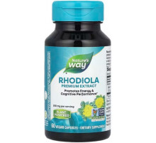 Родіола рожева Nature's Way Rhodiola 250 мг 60 веганських капсул
