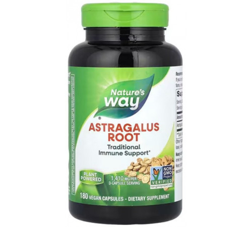 Астрагал Nature's Way Astragalus 1410 мг 180 веганских капсул