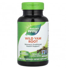 Дикий ямс Nature's Way Wild Yam 700 мг 180 веганских капсул