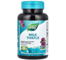 Розторопша Nature's Way Milk Thistle 120 веганських капсул