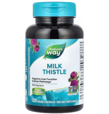 Розторопша Nature's Way Milk Thistle 120 веганських капсул