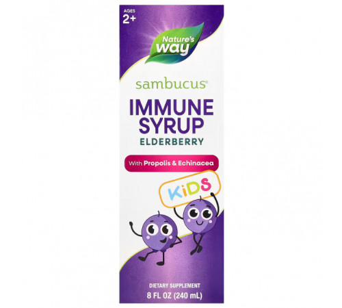 Сироп для імунітету дітей Nature's Way Sambucus For Kids 240 мл